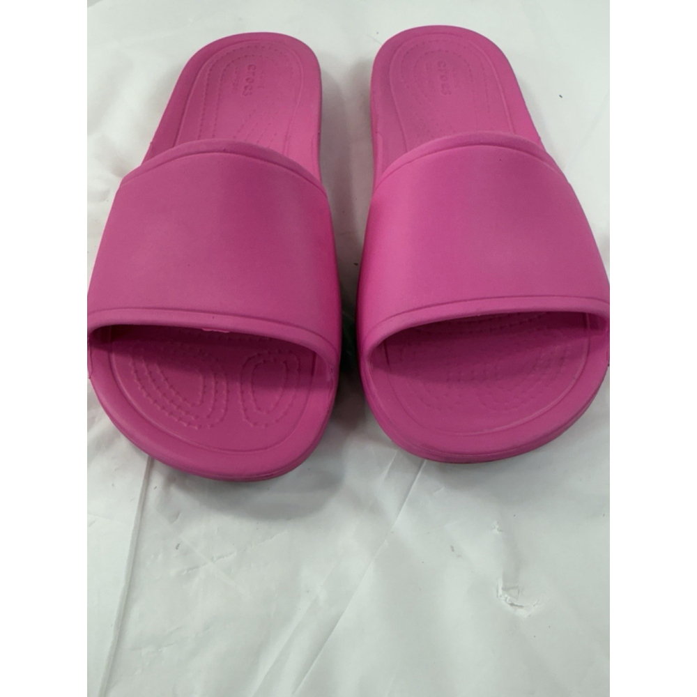 CROCS HOT PINK KADEE SLIDE FLIP FLOP BEACH/POOL SANDALS SIZE 10